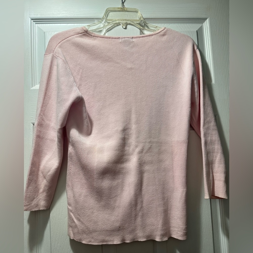 GAP Light Pink Ribbed Knit Top - Picture 4 of 4